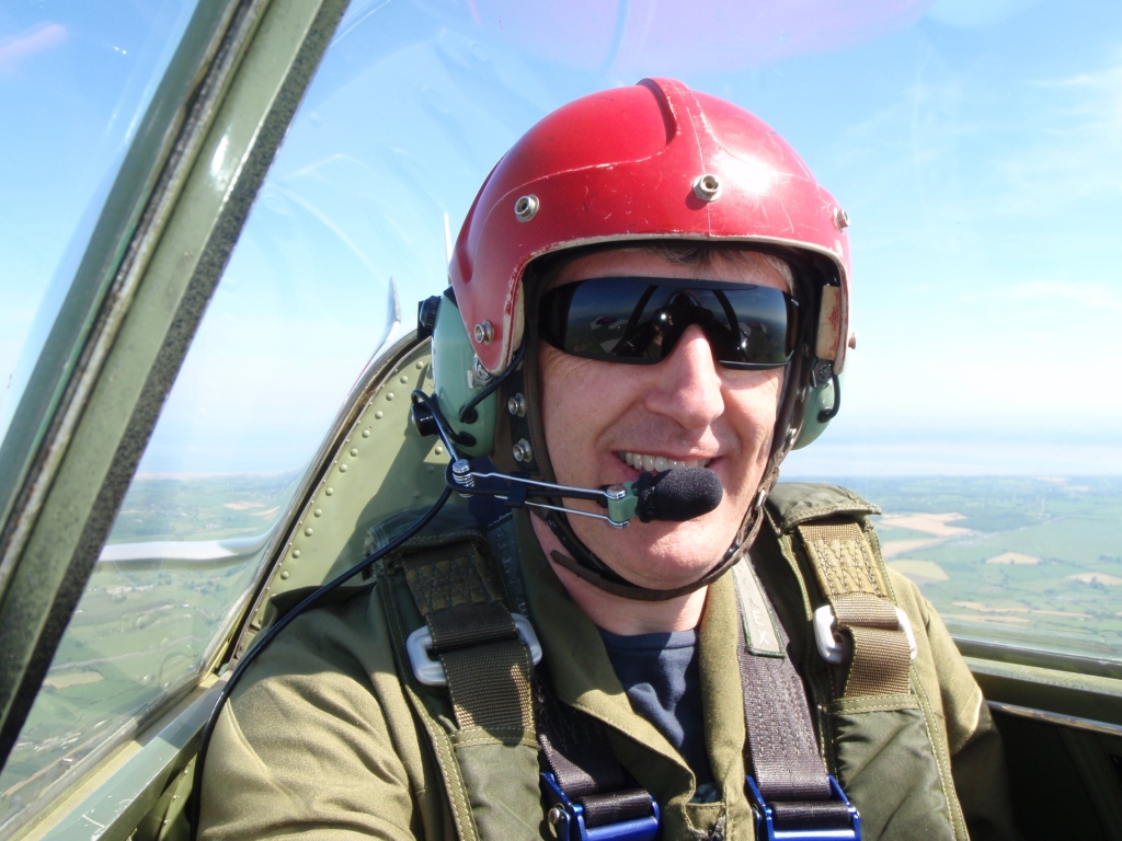 Paul in a Spitfire